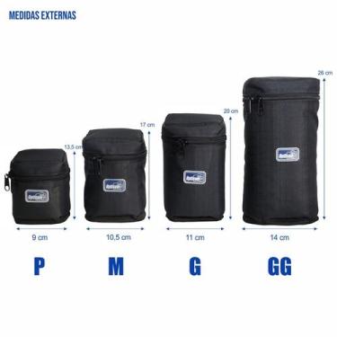 Imagem de Porta Lente Case Acolchoado Universal Optisom - M
