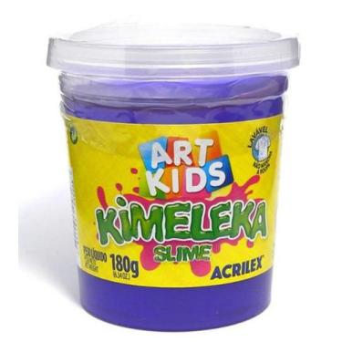 Imagem de Slime Kimeleka Tradicional Massinha Lavável - Acrilex, Roxo