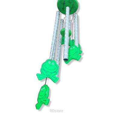 Imagem de Mensageiro Sino Dos Ventos SAPINHOS Tubos De Alumínio Som Agradável  -