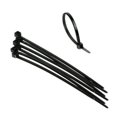 Imagem de 600 Abraçadeiras Preta 10 cm 1,0x2,5x100mm Para Embalagens - NTV