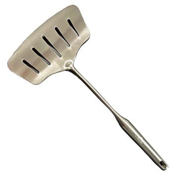 Imagem de A · HOUSEWARE Espátula grande com fenda larga em aço inoxidável 304, utensílio de cozinha, à prova de calor, para fritar, grelhar, durável, fácil de limpar, 35,5 cm