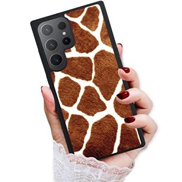 Imagem de Para Samsung S23 Ultra, para Samsung Galaxy S23 Ultra, capa traseira macia protetora durável, HOT12232 padrão de girafa