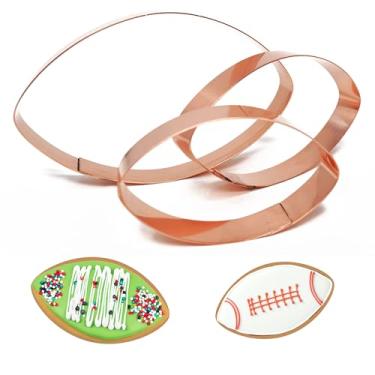 Imagem de Conjunto de cortador de biscoito de futebol com 3 peças The Fussy Pup