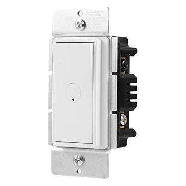 Imagem de UltraPro, Lâmpadas LED reguláveis, CFL e incandescentes, polo único, interruptor basculante liga/desliga, botão, branco, regulador de intensidade de luz 49445 MyBright