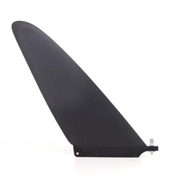 Imagem de Final Game Master 28 cm SUP Barbatana central única para remo e corrida em água plana – Barbatanas universais de substituição de parafusos sem ferramentas para prancha de surf, pranchetas e longboards