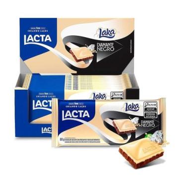 Imagem de Chocolate Lacta Diamante Negro Laka 80g - Embalagem com 17 Unidades