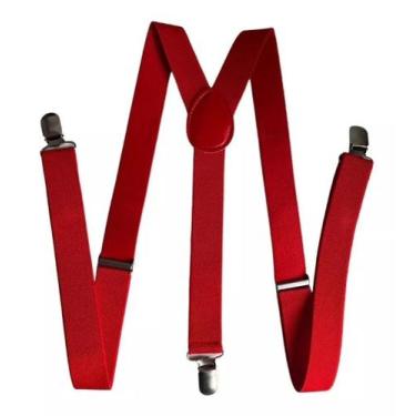 Imagem de Suspensórios Masculino E Feminino Largo 2,5cm - Várias Cores Ref:244 -