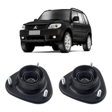 Imagem de Par Coxim Batente Dianteiro Pajero Tr4 2012 2013 2014 2015 - QualyKits