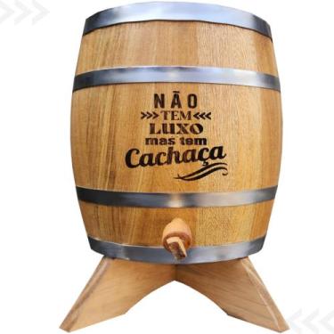 Imagem de Barril Corote Cachaça Vertical Amburana 3l Tonel Bebidas - BARRIL BRAS