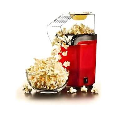 Imagem de Máquina de Pipoca Elétrica Doméstica 110V - Pipoca Rápida, Compacta, Sem Óleo, para Casa, Festa, Cinema, Prática, Gourmet, Sem Odores, Popcorn Maker Elétrica