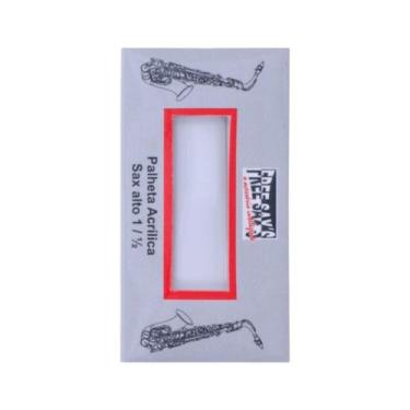 Imagem de Palheta Acrílica Saxofone Alto N 1.5 Free Sax Transparente, Acrílico