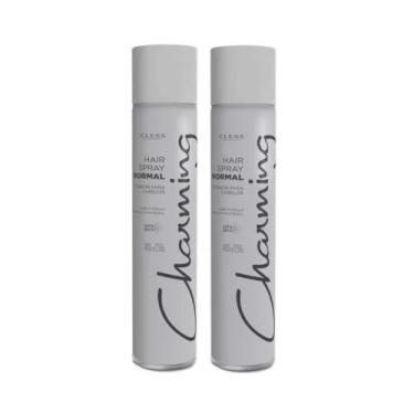 Imagem de Laque Fixador Cabelo Charming Hair Spray Fixa Alto 400ml 2un - Cless