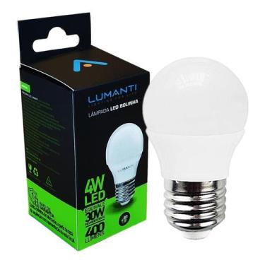Imagem de Lâmpada Bolinha Mini Globo G45 Led 4W E27 2400K Âmbar Bivolt - LUMANTI