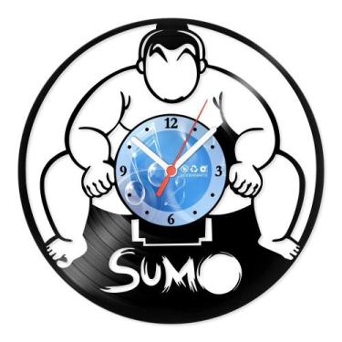 Imagem de Relógio De Parede Disco Vinil Esportes - Sumô - VES-098 - Modernarte