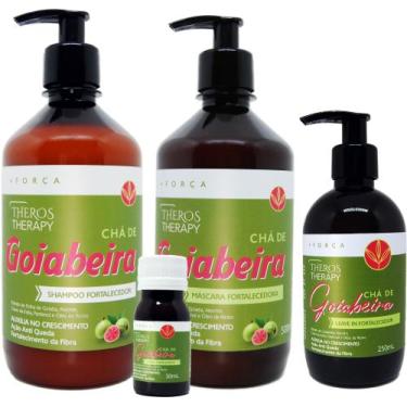Imagem de Kit Chá Goiabeira Fortalecedor Capilar Crescimento Antiqueda Tratament