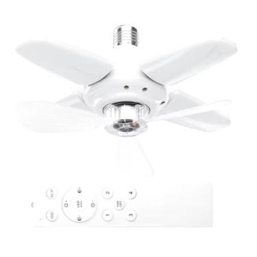 Imagem de Ventilador de Teto Lâmpada LED Luzes Ajustáveis 4 Laminas - Ahc Mentor