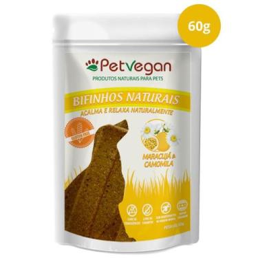 Imagem de Bifinho para Cachorro Maracujá e Camomila 60g PetVegan