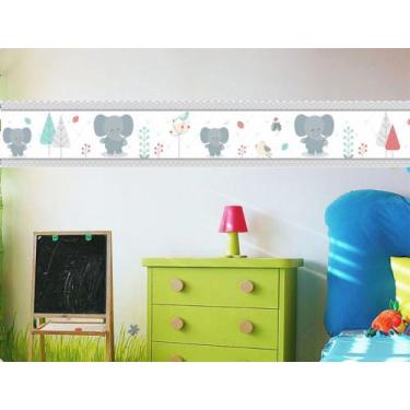 Imagem de Faixa bonder decorativa quarto infantil  jogo 04 peças med.10x100) - A