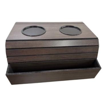 Imagem de Esteira para Sofá Suporte Copos E Controle Remoto Tabaco. - M A Sorpre