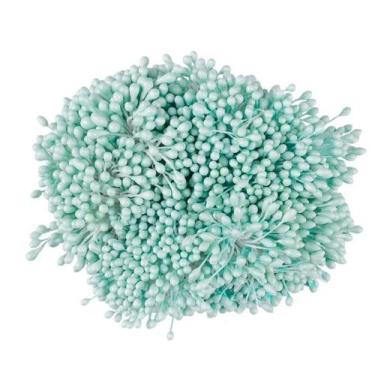Imagem de Pistilo para Artesanato Flor Azul Claro 6cm com 100 unidades - LNS