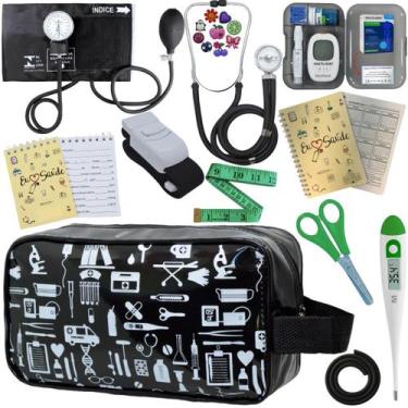 Imagem de Kit Enfermagem Completo Top + Medidor Glicose  - PREMIUM, P.A. MED, IN