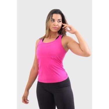 Imagem de Regata E Top Academia Feminino Kit Treino Esportivo Caminhada Corrida Leve-Feminino