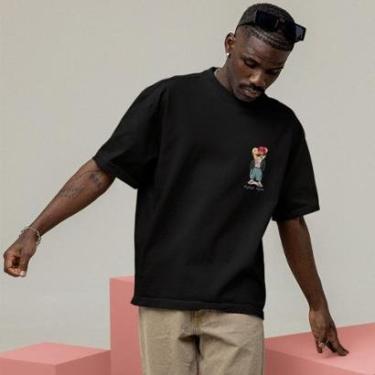 Imagem de Camiseta Techmalhas Oversized Estampada Academia Casual Masculina-Masculino