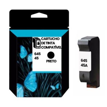 Imagem de Cartucho 45a 645 51645A 42ML Compatível Deskjet 890CXI, 930C, 932C, 93