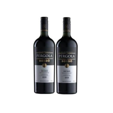 Imagem de Kit 2 Un Vinho Bordô Seco Pérgola 750 ml