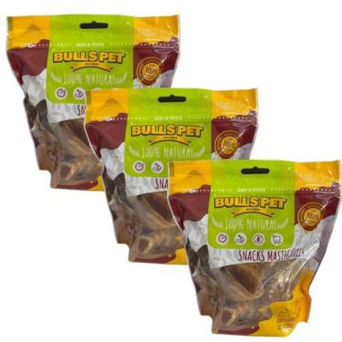 Imagem de Petisco Para Cachorro Mini Traqueia Snacks Natural Kit 3un - BULLS PET