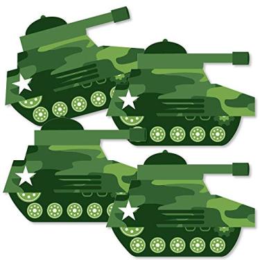 Imagem de Big Dot of Happiness Camo Hero - Tank Decorations DIY Army Military Camouflage Party Essentials - Set of 20