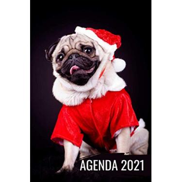 Imagem de Agenda 2021: Regalo per Gli Amanti dei Cani, Diario Planner Calendario 12 mesi - 1 gennaio 2021-31 dicembre 2021 | Pianificatore Agenda Settimanale A5