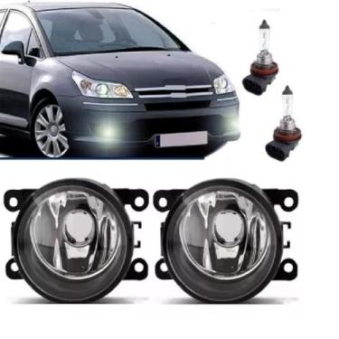 Imagem de Par Farol De Milha Universal C4 2009 2010 2011 2012 2013 + Lâmpada