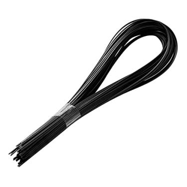 Imagem de Haste de solda 40 peças 2,5 mm x 5 mm x 1000 mm preto PP hastes de soldagem de plástico para pistola de solda de plástico/pistola de ar quente/ferramenta de solda suprimentos de solda haste de soldagem a arco de eletrodo