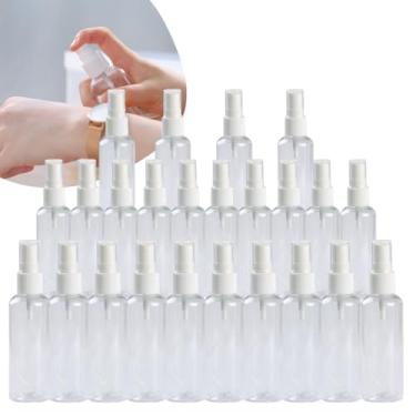 Imagem de 24un Frascos de Plástico 80ml Spray Borrifador Multiuso Perfume Aromatizador de Ambiente Reutilizável Compacto Plástico Portátil Pulverizador Armazenamento