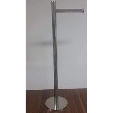 Imagem de Papeleira de Chão Redonda Simples Inox