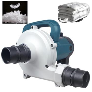 Imagem de 星姿 Equipamento de enchimento com ajuste de velocidade do vento de 6 velocidades, máquina de enchimento e sucção de dupla finalidade com interruptor de pé + mangueira, 3280W, máquina de enchimento