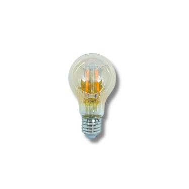 Imagem de KIT 6 Lâmpada Filamento LED Vintage Redonda A60 4W Gold