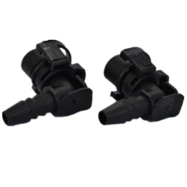 Imagem de 2 peças 55354565 válvula de aceleração termostato corpo aquecedor tubo de água conector de mangueira, peça de substituição # 55574685, 55569809, compatível com Cruze Sonic Trax Encore