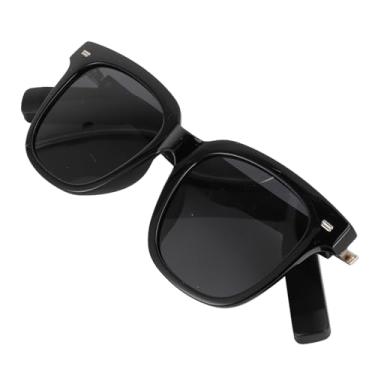 Imagem de Óculos de sol inteligentes com Bluetooth Óculos de sol inteligentes com Bluetooth, Óculos de sol inteligentes com microfone e alto-falantes para controle de música e chamadas