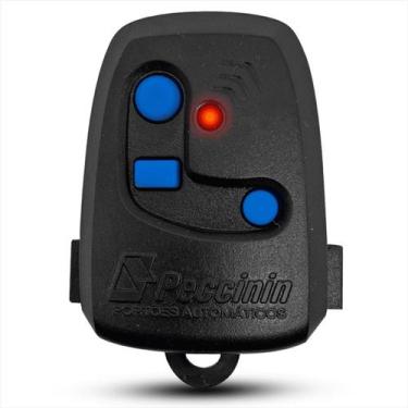 Imagem de Controle portão eletrônico peccinin preto 3 teclas com pilha - Canal D