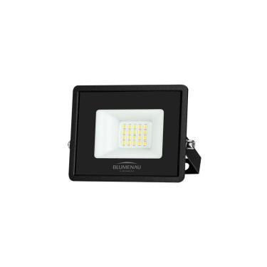 Imagem de Refletor Blumenau Led Tech Pro 20w Preto Bivolt 3000k Luz Amarela