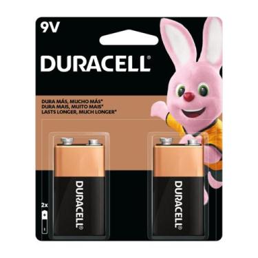 Imagem de Baterias Alcalinas Duracell 9 Volts 2 Unidades