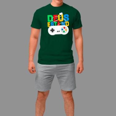 Imagem de Camisetas Básica Casual Moda Religiosa Manga Curta Gola Redonda - Rodl