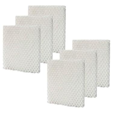 Imagem de FZCSZJFR Filtro de pavio umidificador HAC700 HW700 para Honeywell HAC-700V1 HAC700PDQV1 HAC700TV2 HCM-750 HCM-750B Filtro de umidificadores B (pacote com 6)