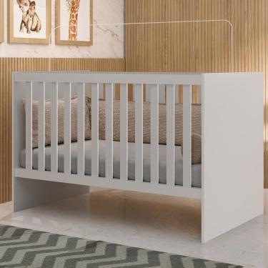 Imagem de Berço Mini Cama Grade Móvel Giovana Branco