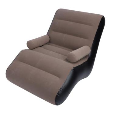 Imagem de Sofá inflável, sofá inflável em forma, macio e fácil, para viagens e escritório (café)