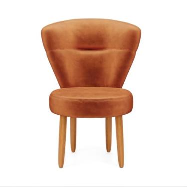 Imagem de Kit 6 Cadeiras Para Recepção Sala de Espera Confortavel Pés Palito MOBLAN decor (Terracota)