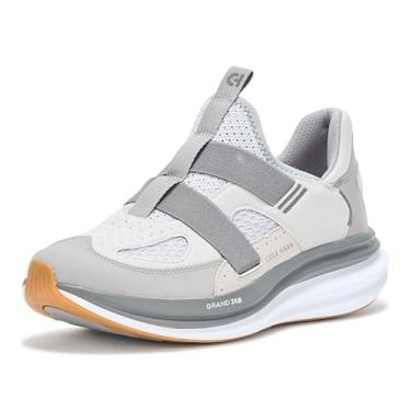 Imagem de Cole Haan Tênis de corrida masculino original Grand Quadstar Monk Strap, Micro chip/sombra silenciosa/branco óptico, 9.5 Wide