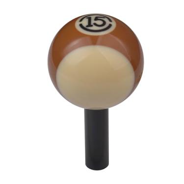 Imagem de Mavota Manípulo de câmbio de haste de bola de bilhar crescido 15X alavanca de câmbio de haste de bola de bilhar alavanca de mudança de engrenagem se encaixa na maioria dos veículos de transmissão